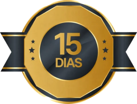 Selo de garantia de 15 dias